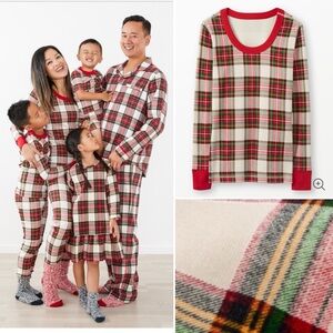 Hanna Andersson Red Plaid Womens Pajama Top
